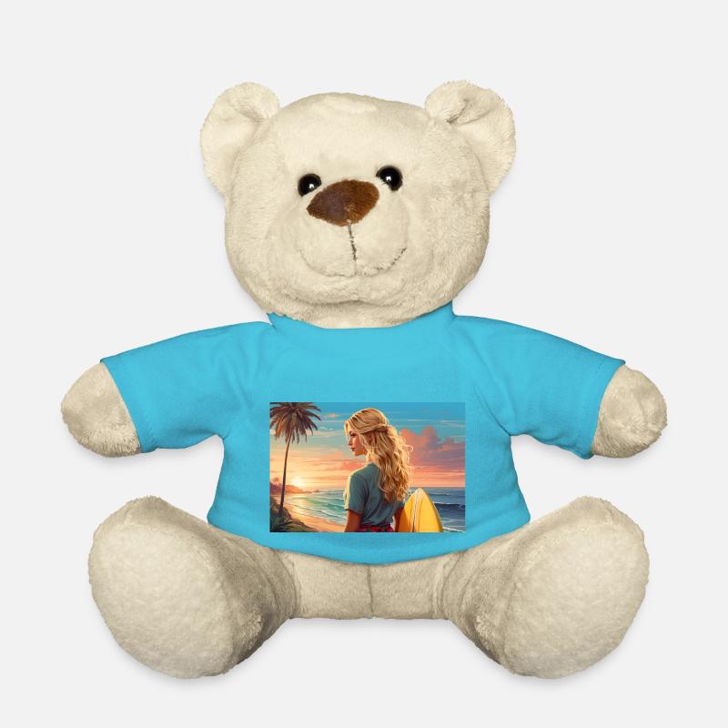 Surfer-Girl - Teddy - Atollblau
