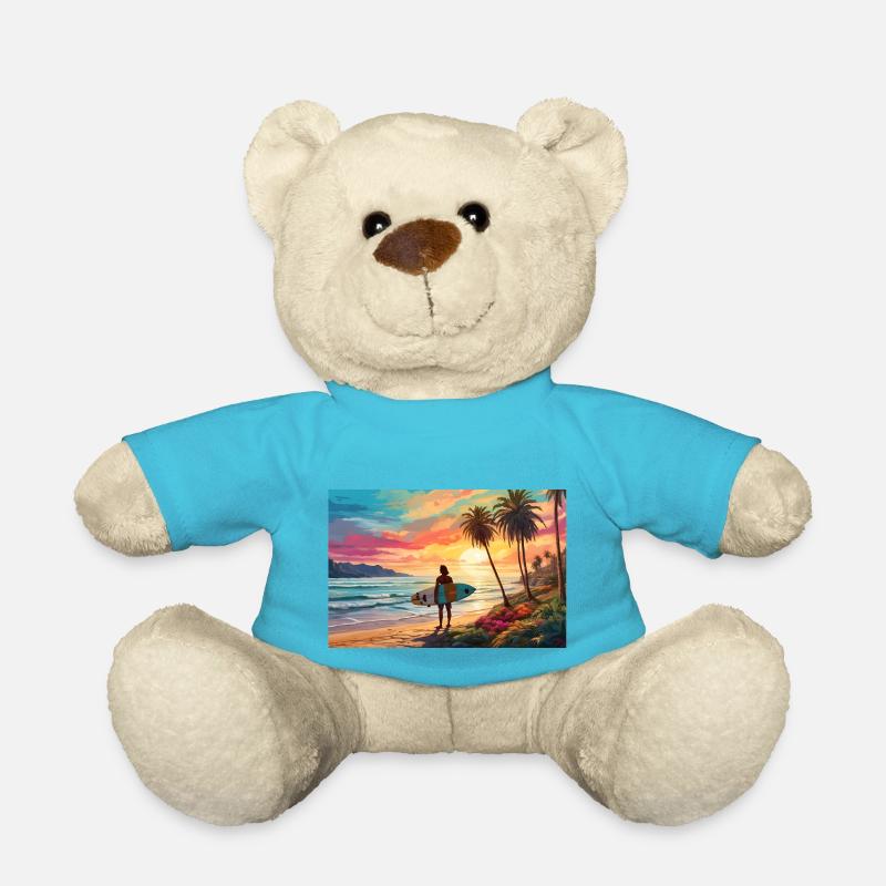 Surfen & Wellen - Teddy - Atollblau