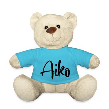 Name - Aiko - Teddy Bear - atoll blue - Front
