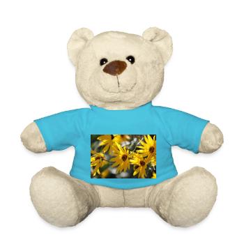 Bienen Blumen - Teddy - Atollblau - Vorne