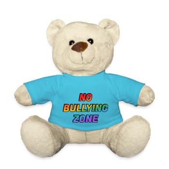 Stoppen Sie das Mobbing von LGBTQ - Teddy - Atollblau - Vorne