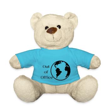 Out of office - Teddy - Atollblau - Vorne