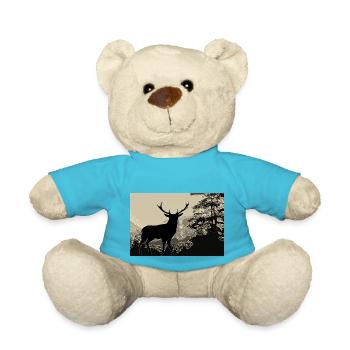 Cerf - Nounours - bleu outremer - Devant
