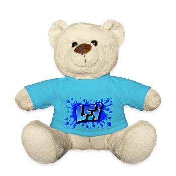GRAFFITI VORNAME LEI DRUCKBAR - Teddy - Atollblau - Vorne