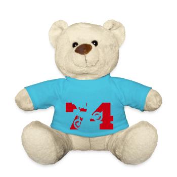 Moto 74 motard - Teddy - Atollblau - Vorne