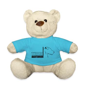 TEAM Hunting Terrier Dogs Dog Hunting Dogs Wilsigns - Teddy Bear - atoll blue - Front