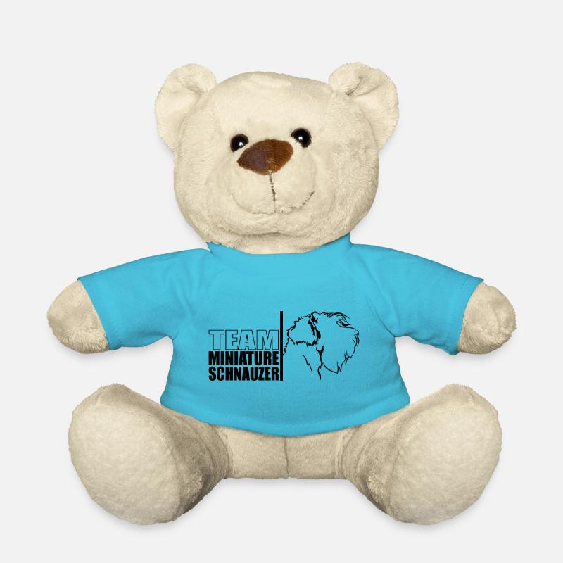 TEAM Schnauzer miniature Chiens Chien Wilsigns - Nounours - bleu outremer