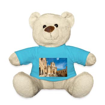 Gozo Cathedral of the Assumption Malta - Teddy Bear - atoll blue - Front