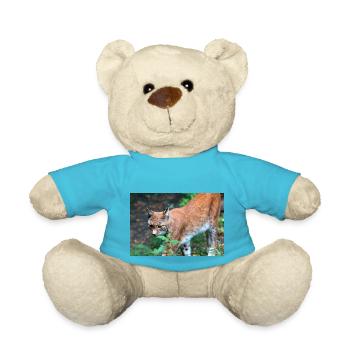 Eurasian Lynx or northern lynx - Teddy Bear - atoll blue - Front