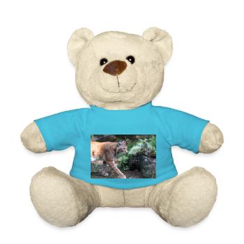 Eurasian Lynx or northern lynx - Teddy Bear - atoll blue - Front