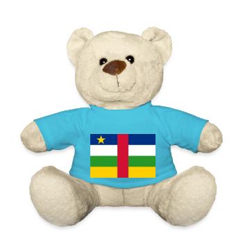 Central African Republic - Teddy Bear - atoll blue - Front