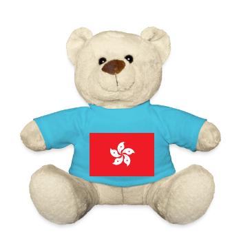 Hong Kong - Teddy Bear - atoll blue - Front
