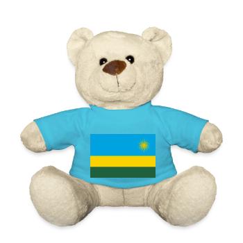 Rwanda - Teddy Bear - atoll blue - Front