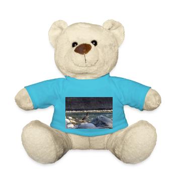 le héron et le poisson - Nounours - bleu outremer - Devant