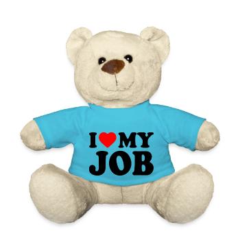 I love my job - Nounours - bleu outremer - Devant