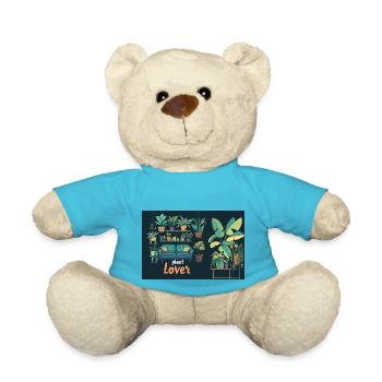 Plant lover - Teddy - Atollblau - Vorne