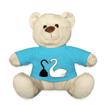 Käpt'n Hook und Schwan - Teddy - Atollblau - Vorne