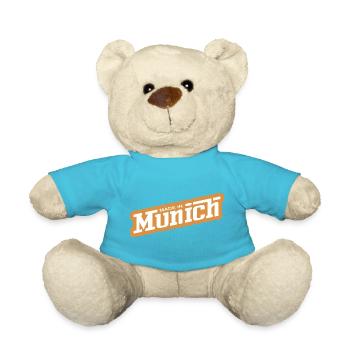 Munich - because it's your city! - Teddy Bear - atoll blue - Front