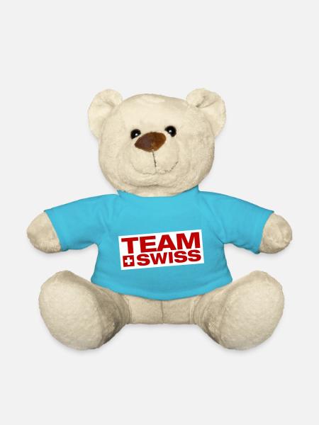 Team Schweiz - Teddy - Atollblau