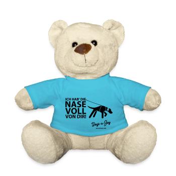 Ich hab' die Nase voll von Dir! - Teddy - Atollblau - Vorne