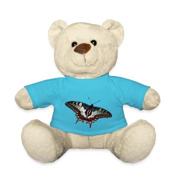Butterfly butterfly butterflies - Teddy Bear - atoll blue - Front