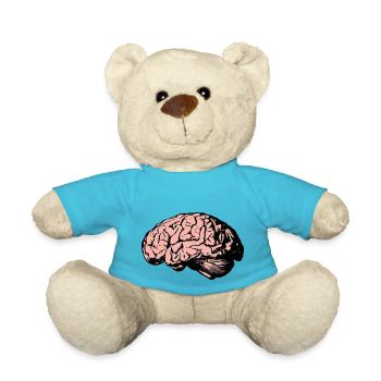 cerveau - Nounours - bleu outremer - Devant
