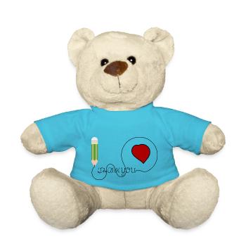 Danke - Teddy - Atollblau - Vorne