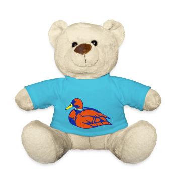 Tierische Ente fest - Teddy - Atollblau - Vorne