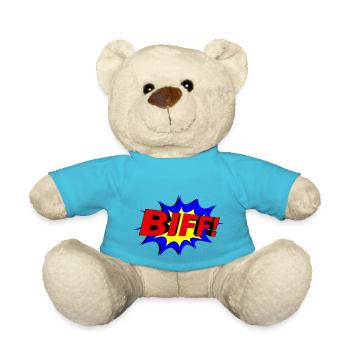 BIFF slogan! - Teddy Bear - atoll blue - Front
