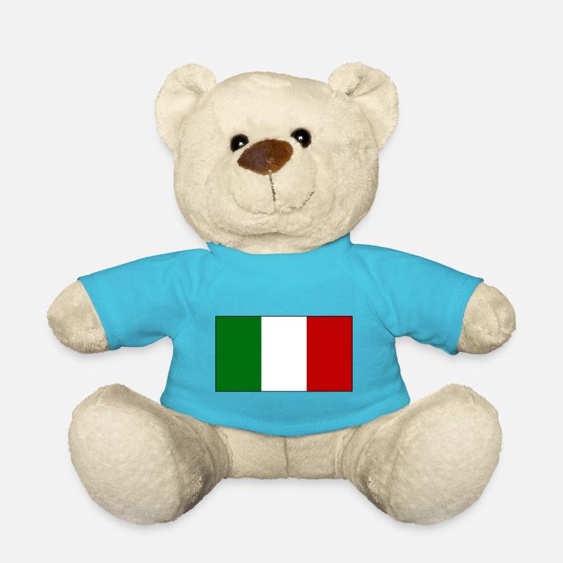 Flagge Italien - Teddy - Atollblau