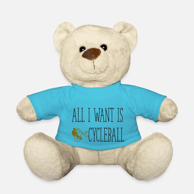 All I want is cycleball red green - Teddy - Atollblau