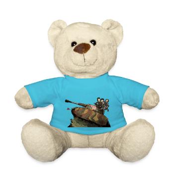 Tiny Panzers - Panzer IV - Teddy Bear - atoll blue - Front