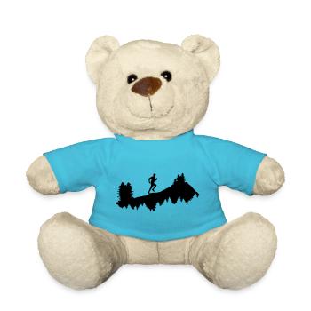 Trail, course à pied, coureurs ; Hommes - Nounours - bleu outremer - Devant