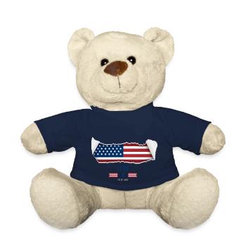 Independence of 4 July - Teddy Bear - french navy - Front