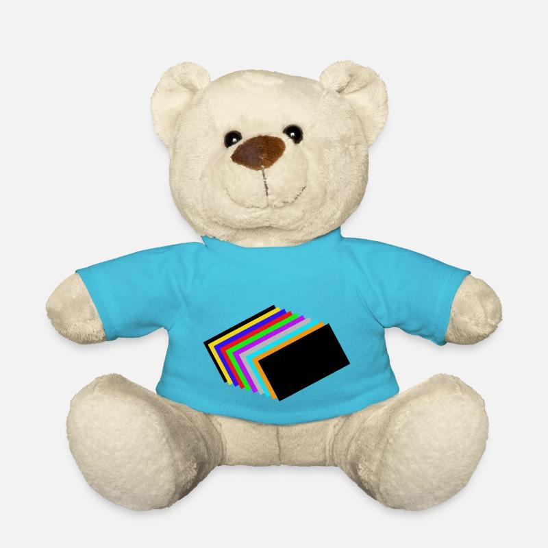Blocs de couleur - Nounours - bleu outremer