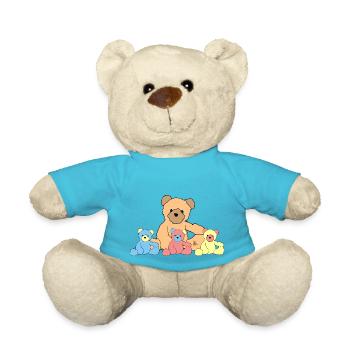 Teddy bear teddy - Teddy Bear - atoll blue - Front