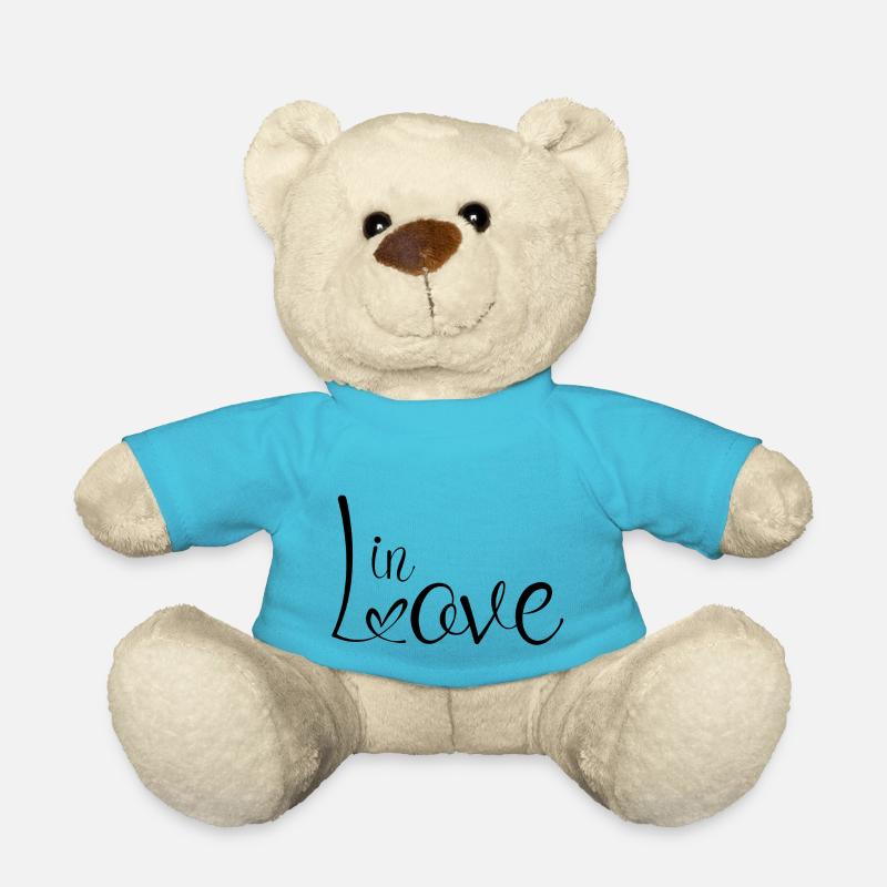 Amoureux - Nounours - bleu outremer