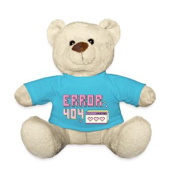 Error 404 Love not Found - Teddy - Atollblau - Vorne