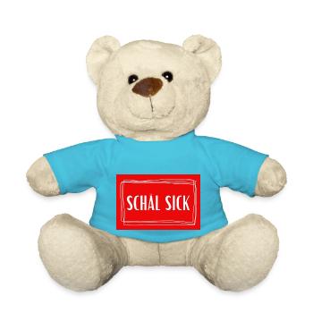 Schäl Sick - Köln Kölle Kölsch Rheinland - Teddy - Atollblau - Vorne