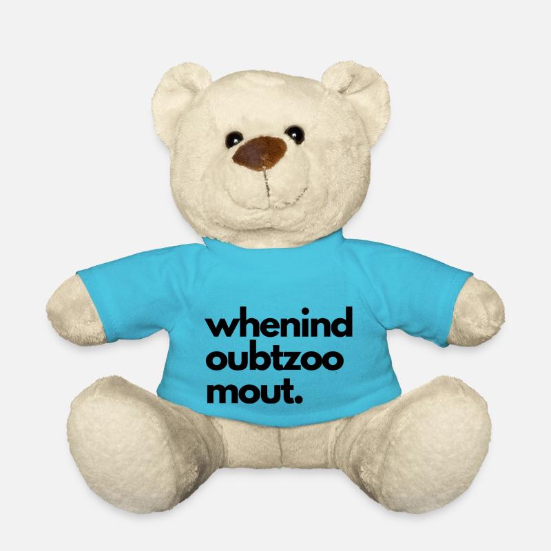 En cas de doute, effectuez un zoom arrière - Nounours - bleu outremer