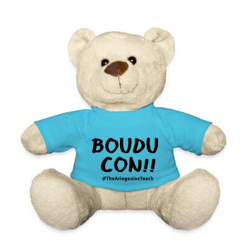 Boudu con !! - Nounours - bleu outremer - Devant