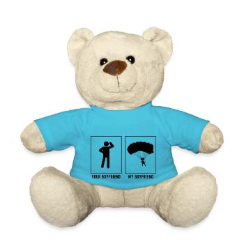 Your Friend - My Friend - Paragliding Descent - Teddy Bear - atoll blue - Front