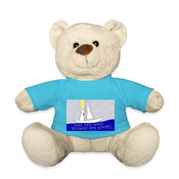 Jage den Wind, berühre den Himmel. - Teddy - Atollblau - Vorne