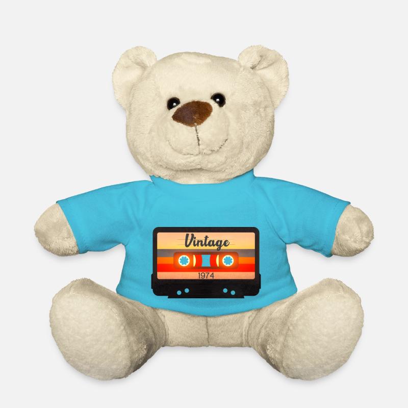 Vintage Kassette 1974 - Teddy - Atollblau