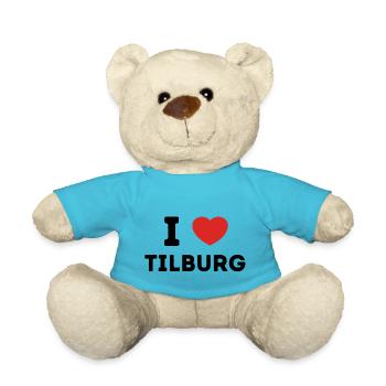 I Love Tilburg Netherlands - Teddy Bear - atoll blue - Front
