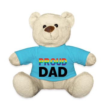 Proud Dad Pride - Teddy - Atollblau - Vorne