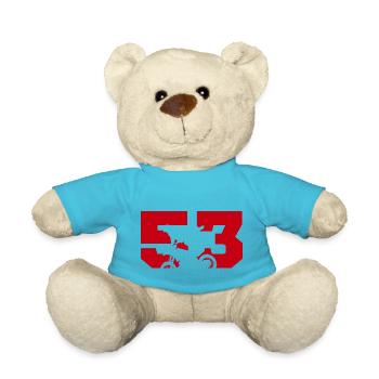 Moto 53 Biker - Teddy - Atollblau - Vorne