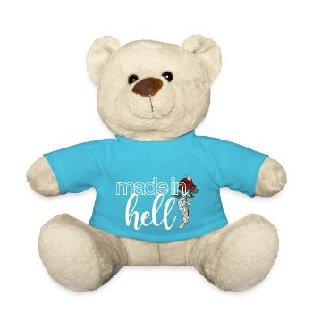 Made in Hell - Teddy Bear - atoll blue - Front