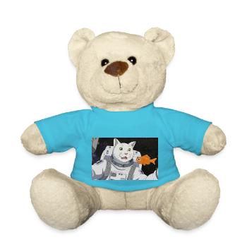 WELTRAUM KATZE - Teddy - Atollblau - Vorne