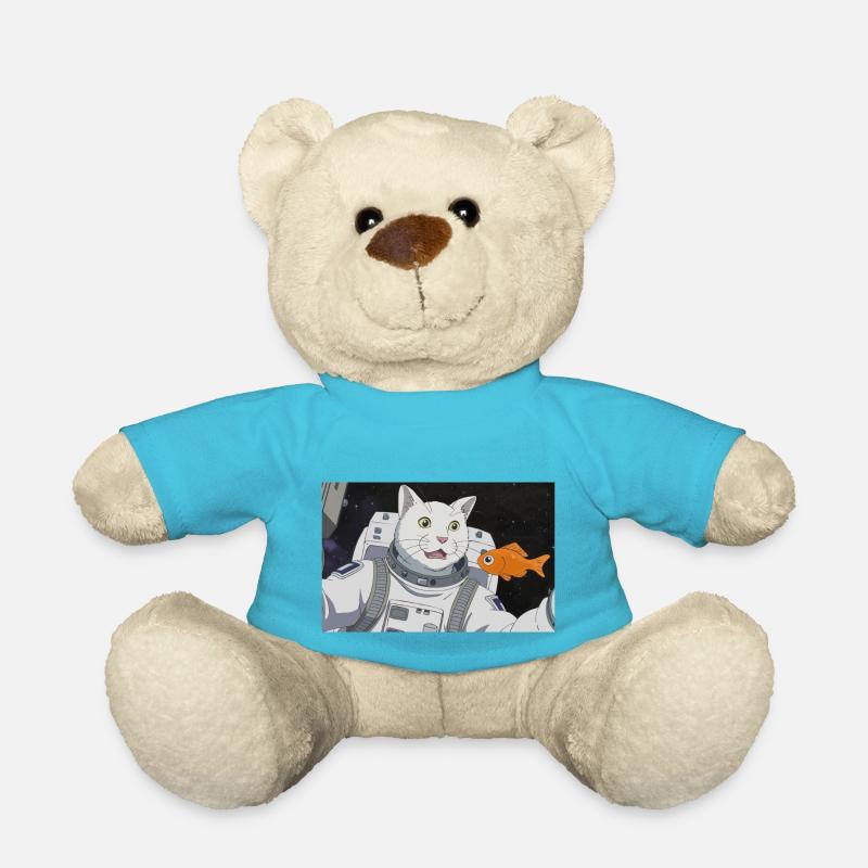 WELTRAUM KATZE - Teddy - Atollblau